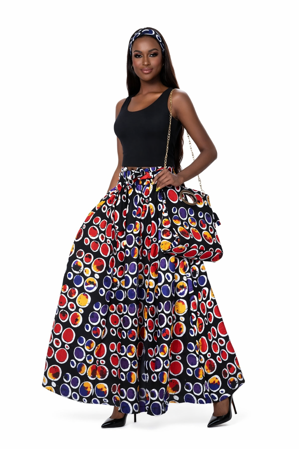 Cosmic Rhythm Skirt & Bag Set