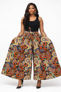 Midnight Paisley Wide-Leg Pant