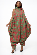 Emerald Grid Jumpsuit