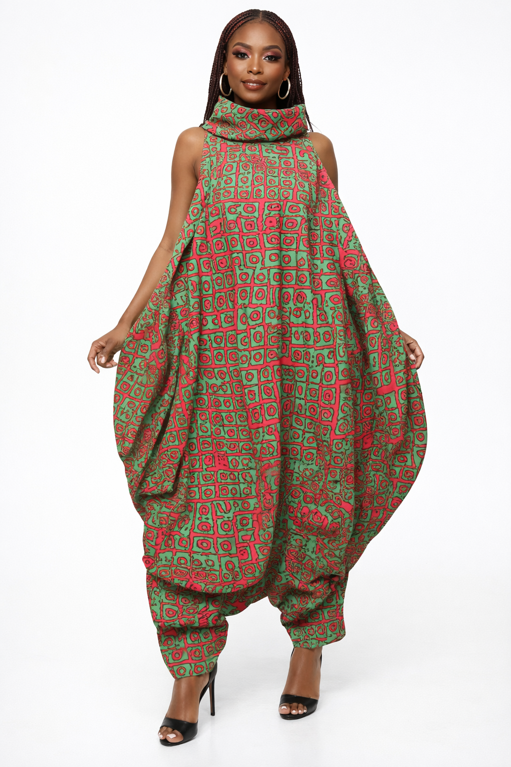 Emerald Grid Jumpsuit