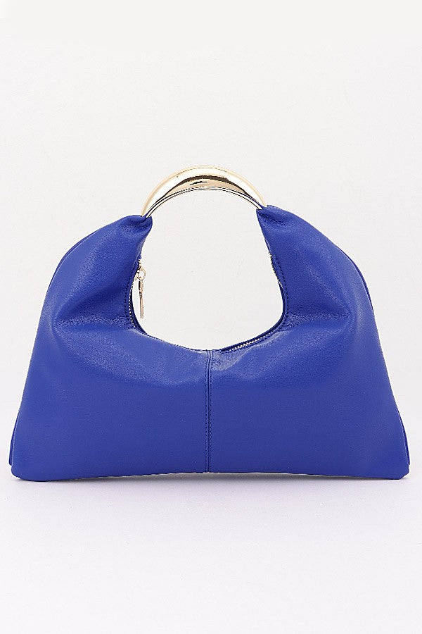 The Soho Metallic Handle Bag