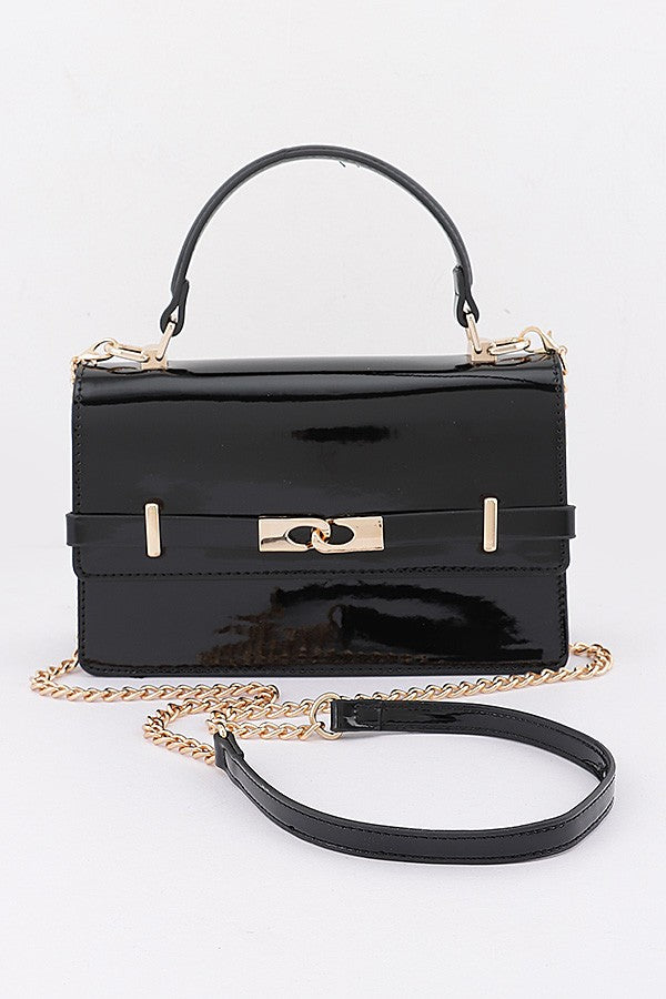 All Glossed Up Patent Bag