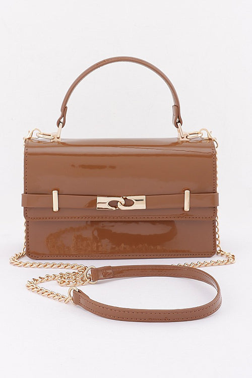 All Glossed Up Patent Bag