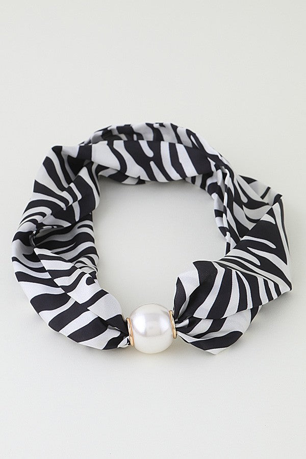 The Zebralicious Pearl Scarf