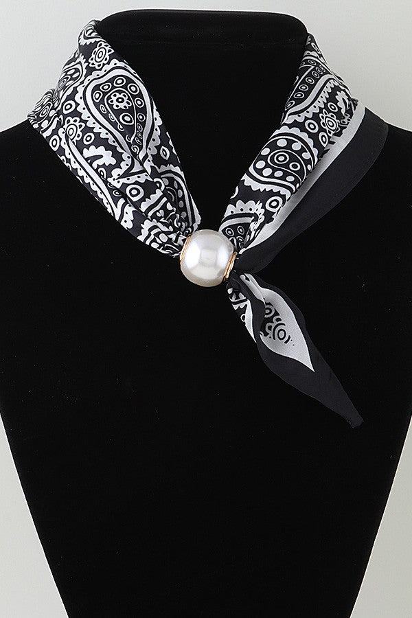 The Satin Pearl Scarf