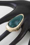 The Golden Carved Marble Ring