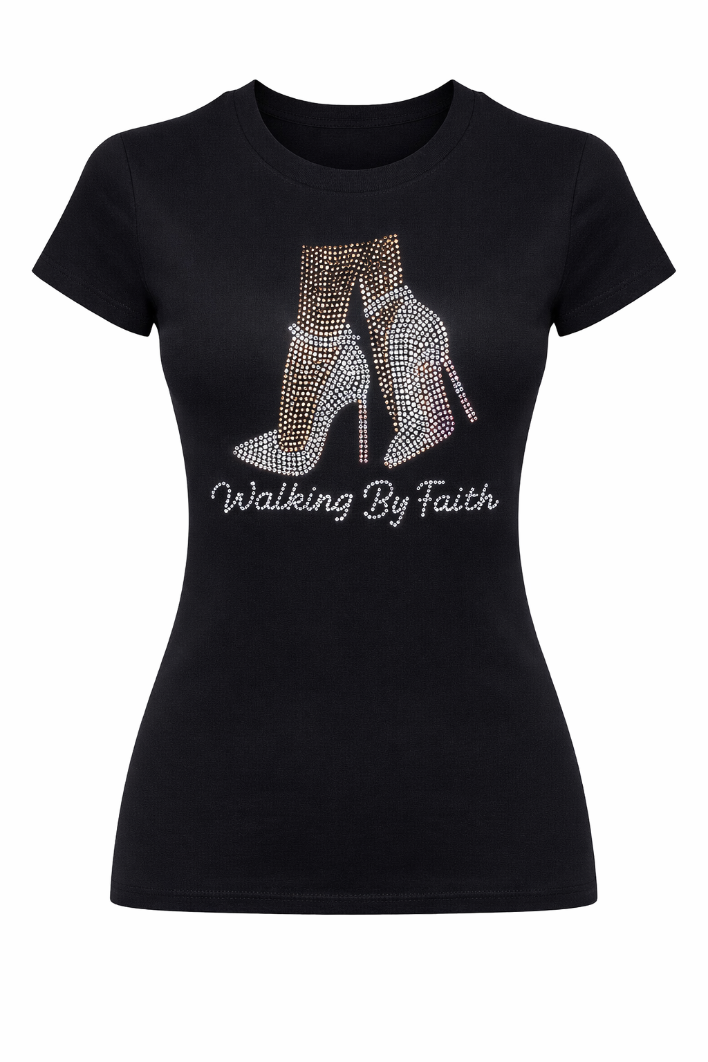 Walking By Faith Heels Tee