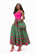 Rain Petal Bloom Skirt & Bag Set