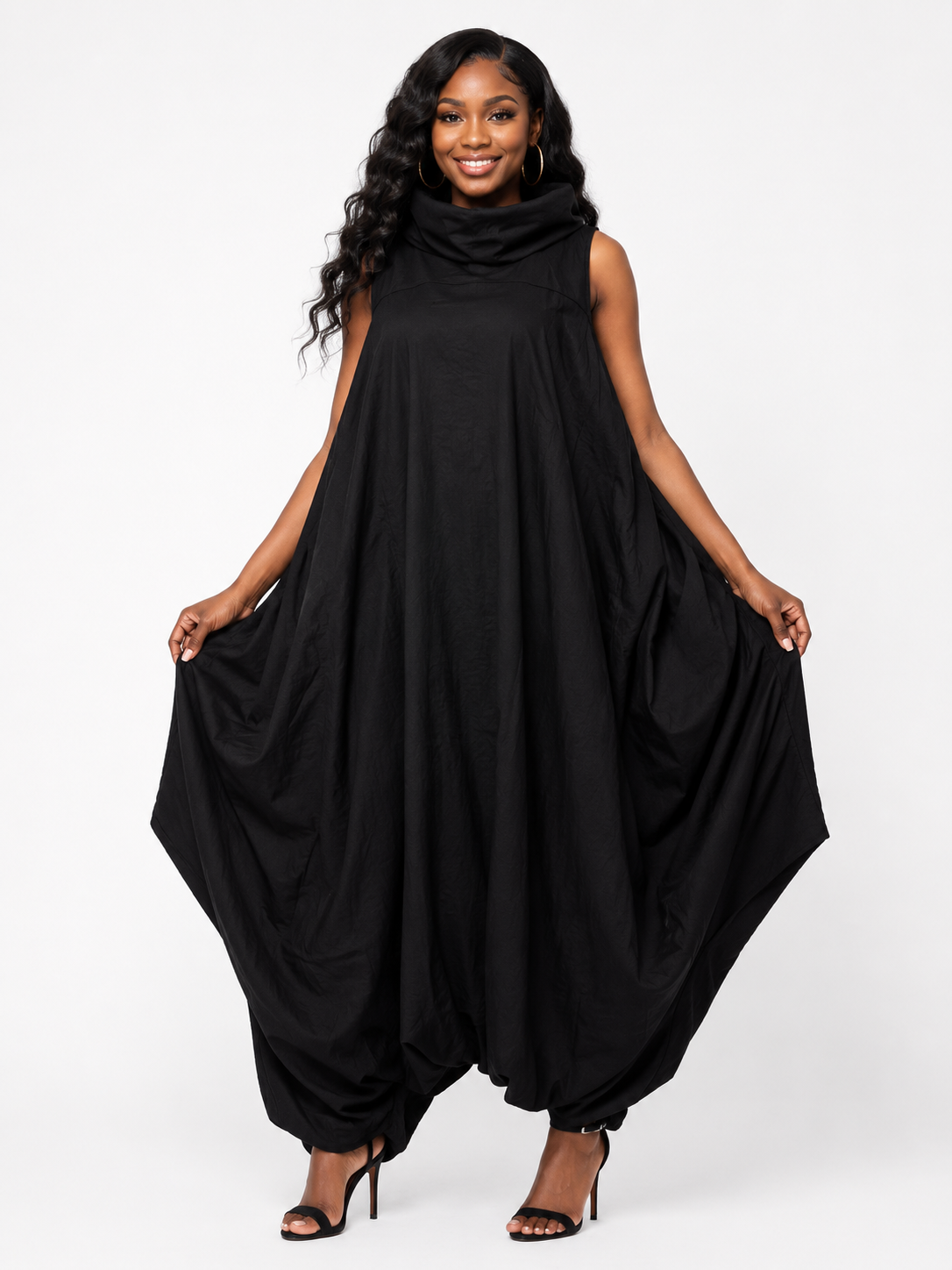 The Got Em Good Cowl Neck Jumpsuit