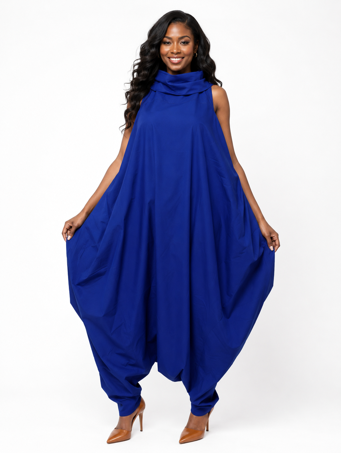 The Got Em Good Cowl Neck Jumpsuit