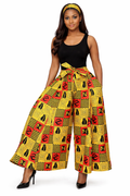 Royal Symbol Wide-Leg Pant