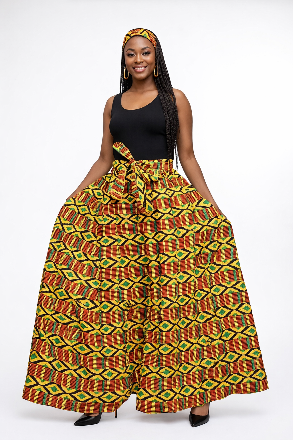 Golden Rhythm Wide-Leg Pant