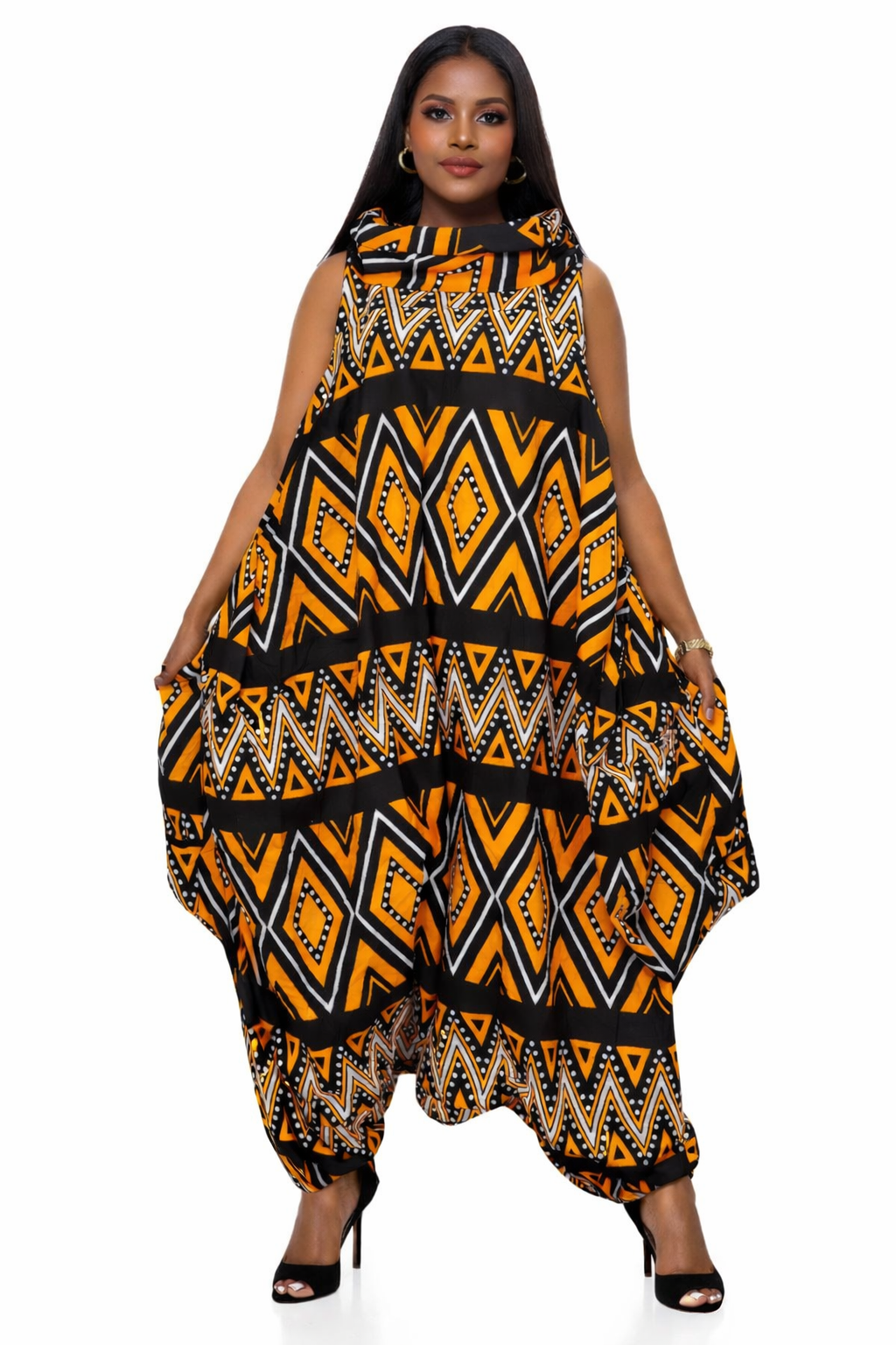 Golden Geometry Jumpsuit