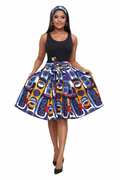 Midnight Orbit Circle Skirt