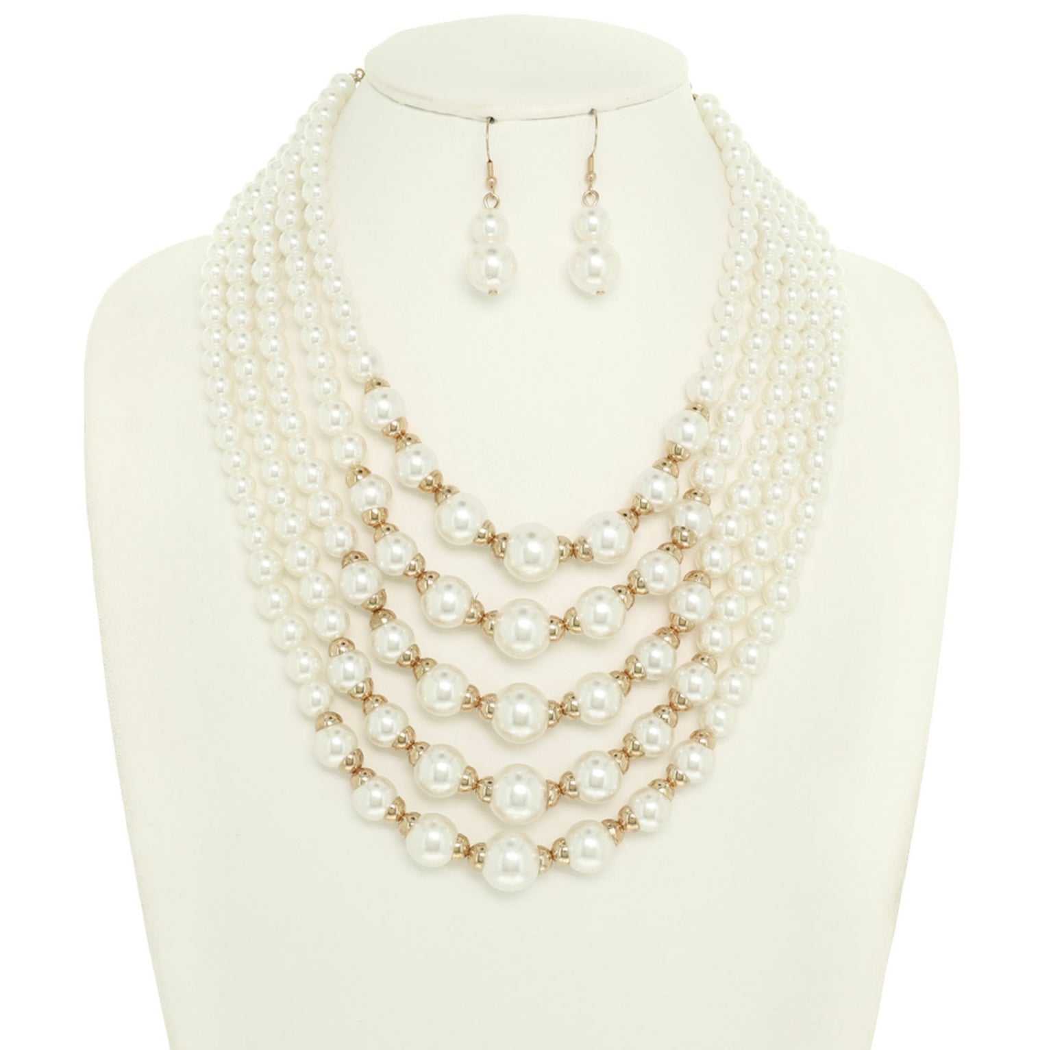 Grace with Pearls Statement Set