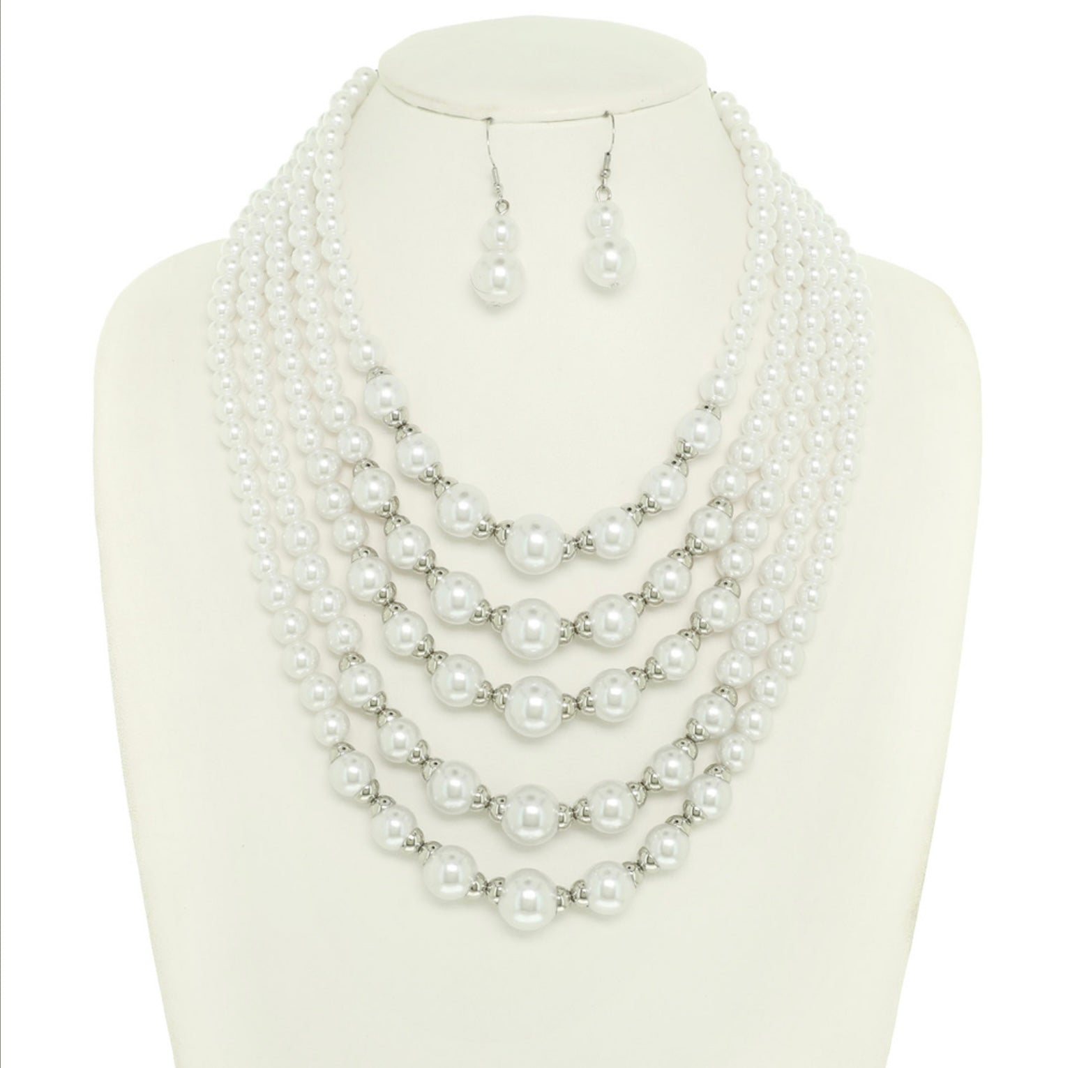 Grace with Pearls Statement Set