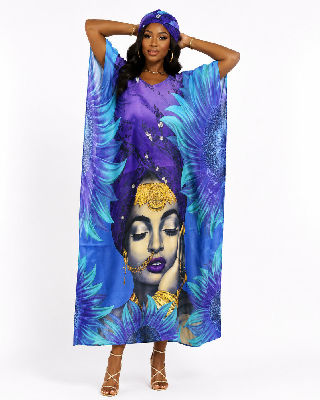 Violet Horizon Kaftan