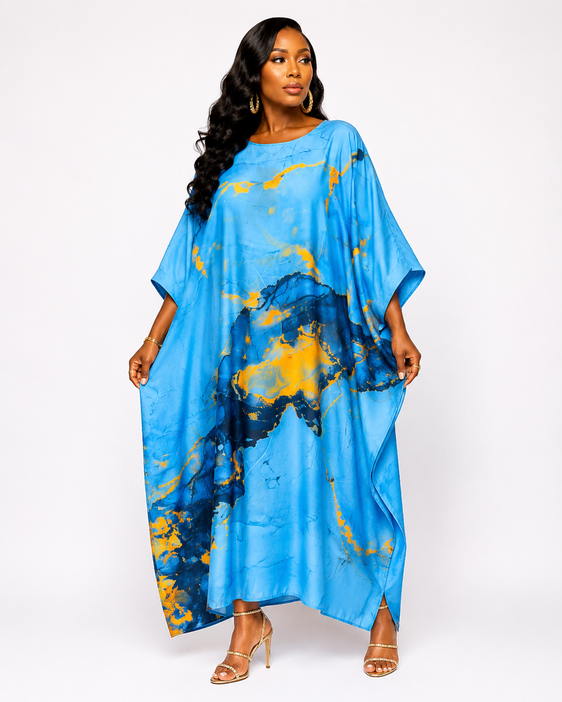 Marbled Mayhem Kaftan