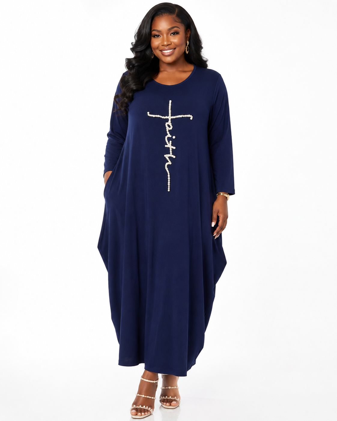 Woman of Faith Pearl Maxi Dress