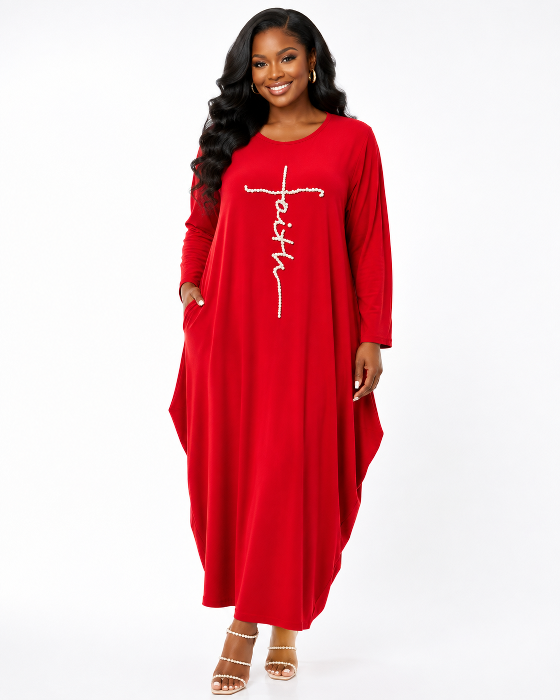 Woman of Faith Pearl Maxi Dress