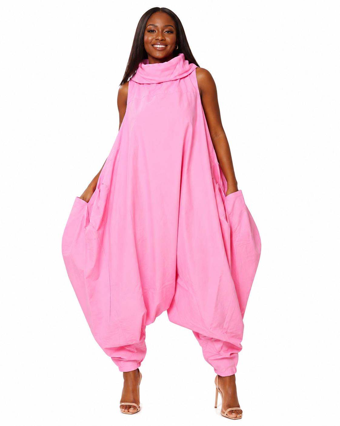 The Got Em Good Cowl Neck Jumpsuit