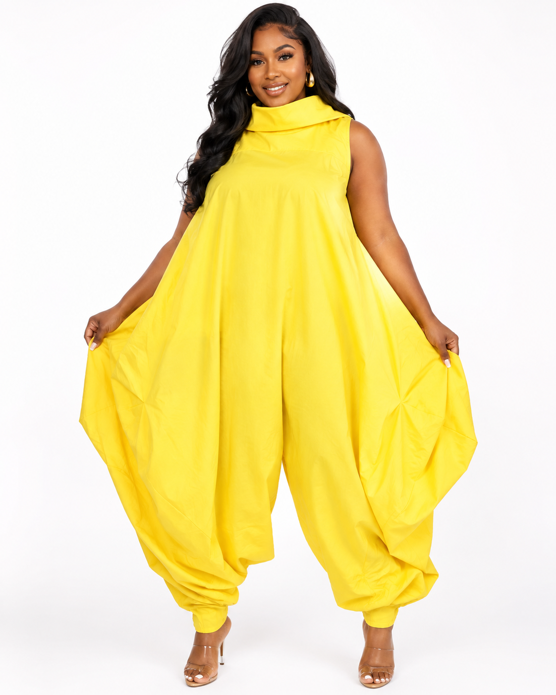 The Got Em Good Cowl Neck Jumpsuit